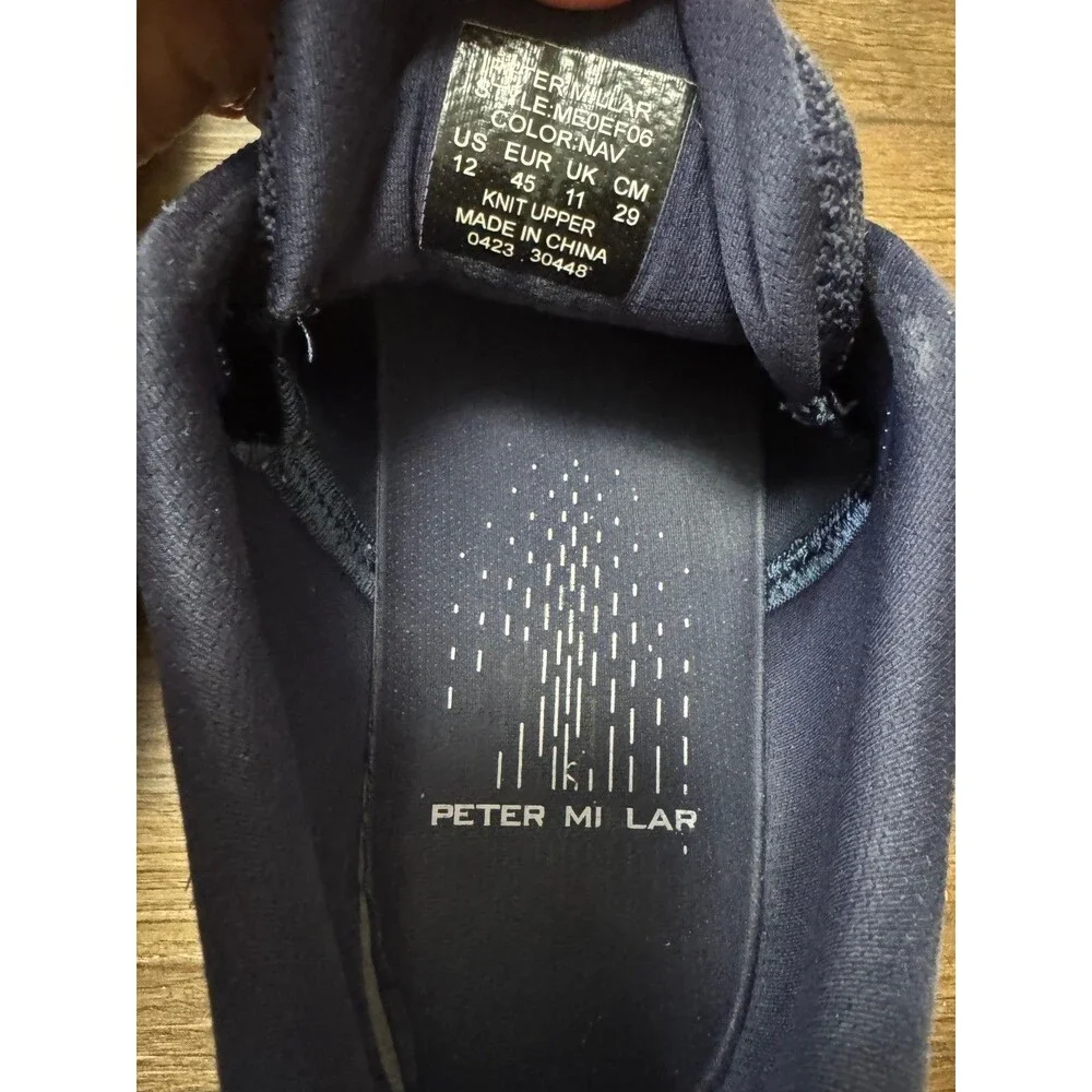 Peter Millar Navy Blue Glide V3 Shoes Size 12 Golf